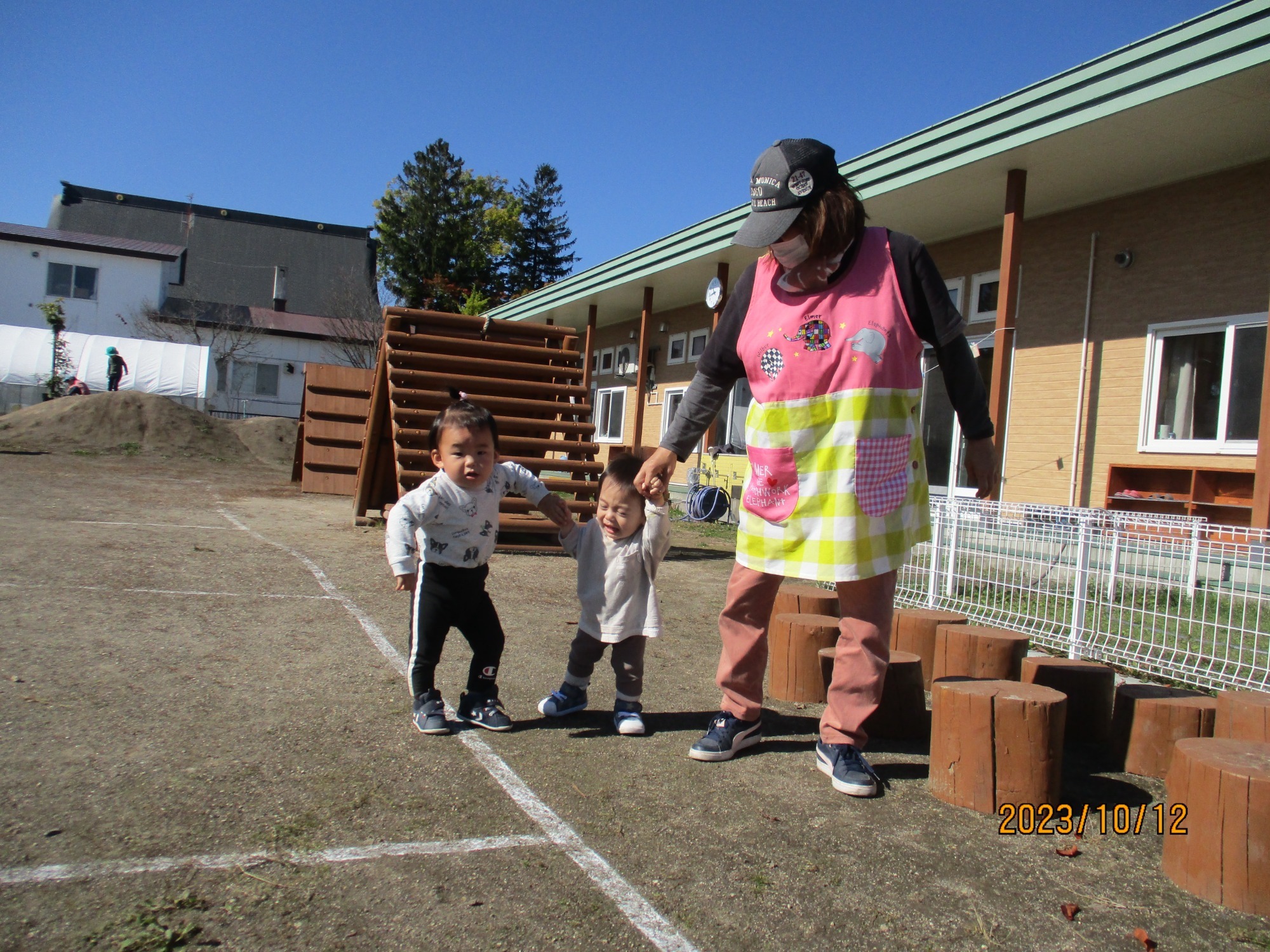 2023.10月　園庭遊び